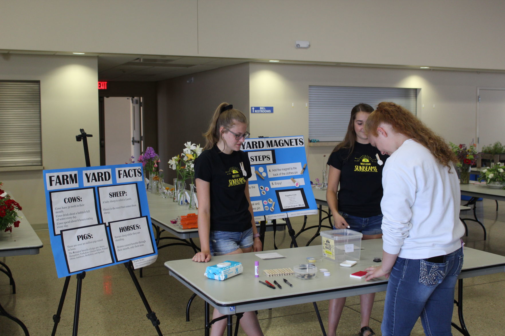 Johanns and Scharper working exhibit